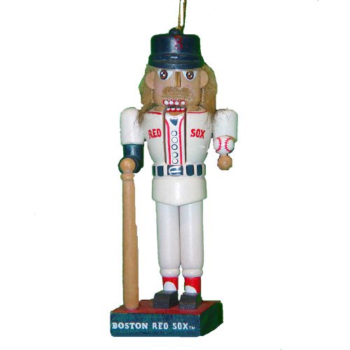 Kurt Adler 5-Inch Boston Red Sox Baseball Player Nutcracker Ornament