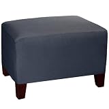 Maytex Stretch Twill Ottoman Cover, Denim