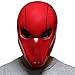 XCOSER Adult Red Hood Helmet Mask Costume Props for Halloween Cosplay