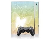 Dreamy Butterfly Design PS3 Playstation 3 Body Protector Skin Decal Sticker