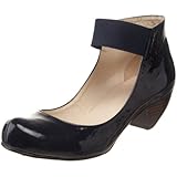 ALL BLACK Womens Cutout Patent Pump