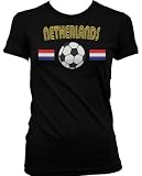 Netherlands Flags International Soccer Juniors T-shirt, Dutch Soccer Juniors T-shirt