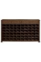 Wicker 60-pair Women's Shoe Storage Chest