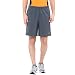 Aurro Sports Mid Grey/Orange Stretch Shorts (Size:- M) RS.349.00
