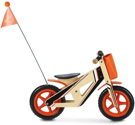 Classic Toy Wooden Quality Constructed, Durable, Kids Balancing Bike- Teaches Kids The Fundamentals of Bicycle Riding