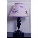 GEENNY Lamp Shade For Boutique Lavender Butterfly CRIB BEDDING SET