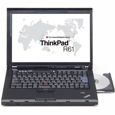 Lenovo ThinkPad R61 8934 - Core 2 Duo T8100 / 2.1 GHz - Centrino - RAM 2 GB - HDD 160 GB - DVD?RW (?R DL) / DVD-RAM - GMA X3100 Dynamic Video Memory Technology 4.0 - Gigabit Ethernet - WLAN : 802.11a/b/g - TPM - fingerprint reader - Vista Business - 15.4" Widescreen TFT 1280 x 800 ( WXGA ) - academic - TopSeller