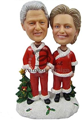 Custom Bobblehead Christmas Couple
