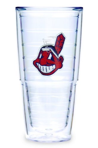 Tervis Tumbler Cleveland Indians 24-Ounce Double Wall Insulated Tumbler, Set of 2
