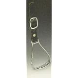 Mayer mill Brass Western stirrup tee towel holder 