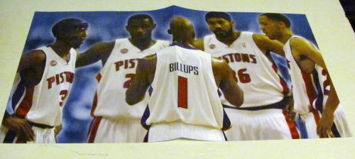 Detroit Pistons - NBA - Poster (Approx. 10.0 in. x 18 in.)