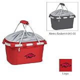 Arkansas Razorbacks NCAA Metro Basket (Red) (Embroidered Logo)