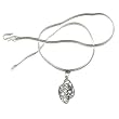 Locket Silver Pendant Chain Handmade Jewelry 1 inch (spndt050)