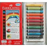 Faber-Castell 12 Oil Pastels - Triangular Grip