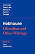 Hobhouse: Liberalism and Other Writings (Cambridge Texts in the History of Political Thought)