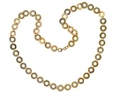 14K Yellow Gold Circle Link Necklace