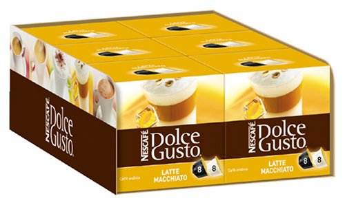 Childrens Toyshop  Küche & Haushalt : Nescafé Dolce Gusto Latte Macchiato, 6er Pack (96 Kapseln)