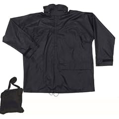 BW Regenjacke, Polyester mit PVC schwarz S-XXL