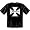 Motorradfahrer T-Shirt Bikers Cross Fb schwarz auch in 3xL 4xL 5xL