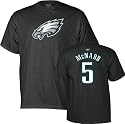 Donovan McNabb Black Reebok Name & Number Philadelphia Eagles T-Shirt