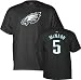 Donovan McNabb Black Reebok Name & Number Philadelphia Eagles T-Shirt - X-Large