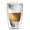mohnblume - Latte Macchiato Glas, doppelwandig mit Schwebeeffekt, 290ml, auch f�r Tee, Eistee, etc. - bloomix Thermoglas