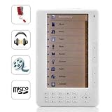 Mebook - 7 Inch High Resolution eBook Reader + Super Media Player - 4GB White