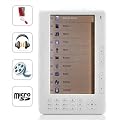 Mebook - 7 Inch High Resolution eBook Reader + Super Media Player - 4GB White