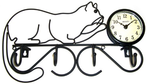 Cat Silhouette Wall Clock