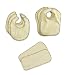 FRENCHIE BABY BIBS & BURP CLOTHS SET YELLOW - BABY GIFT SET