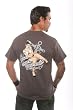 Lucky 13 Hold Fast T Shirt Sailor Pin Up Girl Tee Charcoal