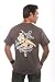 Lucky 13 Hold Fast T Shirt Sailor Pin Up Girl Tee Charcoal
