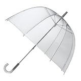 Bubble Manual Stick Umbrella - Clear