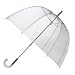 Apparel : Bubble Manual Stick Umbrella - Clear
