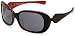 Oakley Women's Dangerous Asian Fit Sunglasses,Black & Red Frame/Grey Lens,one size
