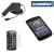 Black Durable Silicone Skin Soft Case + Rapid Car Charger + Clear Reusable LCD Screen Protector for RIM BlackBerry Storm 9500 9530 Smartphone