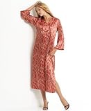 Oscar by Oscar de la Renta Glass Mosaic Printed Caftan Nightgown