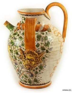 RINASCIMENTO: Scrolled handles renaissance Jar. [#0854-RIN]