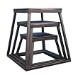 Plyometric Platform Set: 6", 12", 18" Black Plyometric Platform Set: 6", 12", 18" Black