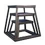 Plyometric Platform Set: 12", 18", 24" Black