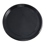 Black Onyx Plastic Flat Platter - 16