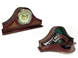 Gun Concealment Mantel Clock