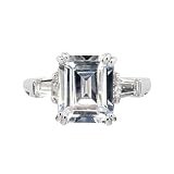 CZ Engagement Ring - Eva Longoria Inspired: Final Sale - 8