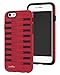 Justola Shockproof iPhone 6/6s Case, Dual Layer, Heavy Duty, Rugged Silicone iPhone Protection, 4.7 Red