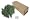 Barcana 3-Foot 200 Clear Christmas Light Ready Trim Chandalier Upside Down Christmas Tree