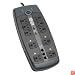 Tripp Lite TLP1008TELTV Surge Protector 120V 10 Outlet RJ11 Coax 8ft Cord 3345 Joule