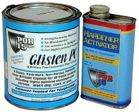 POR 15 GPCQ Glisten Pc Clearcoat Quart Kit Quart Kit With Hardner