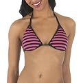 Bikini Love: Ashley Paige Knit Carrot Triangle - Black