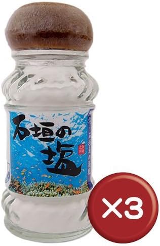 Ishigaki of salt tabletop 60g 3 pcs set