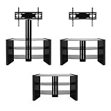 OmniMount Verona47FP B TV Stand - Black